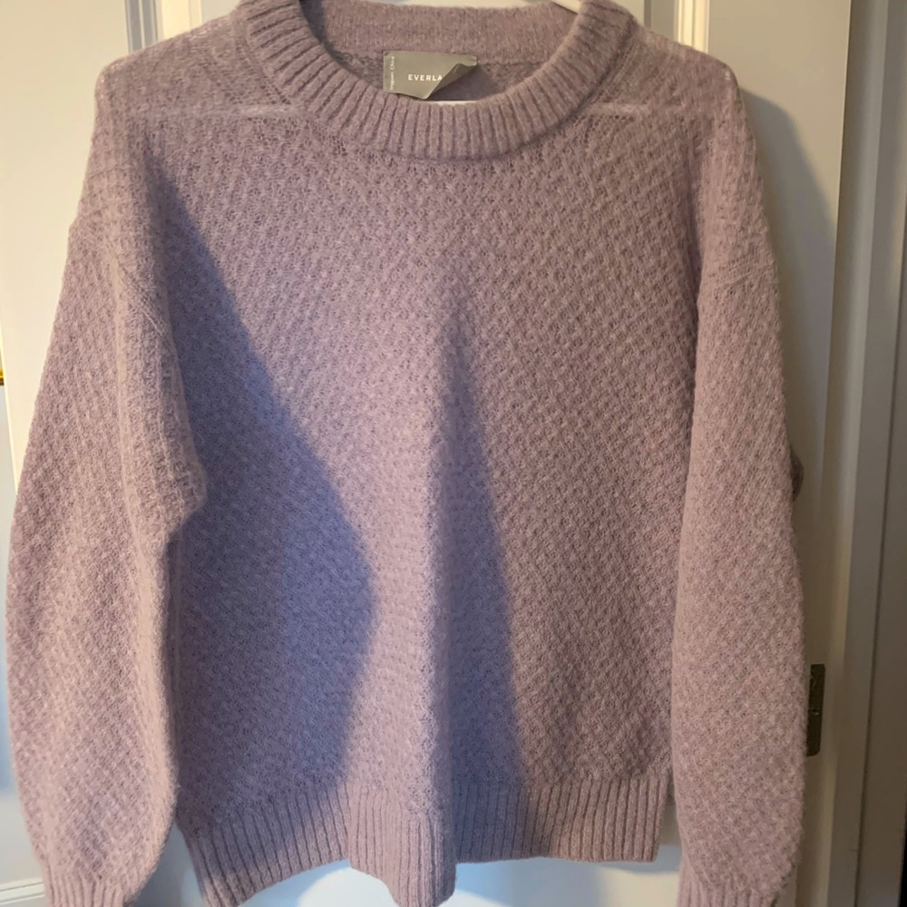 Alpaca knit from Everlane…lightweight but warm